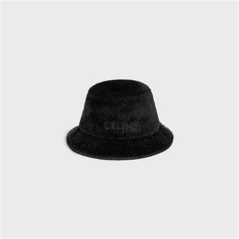 celine wool bucket hat|designer bucket hat with string.